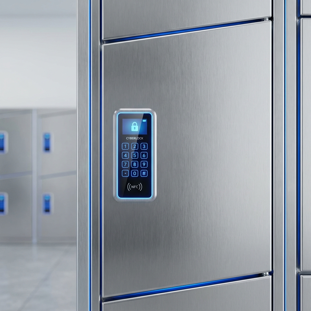 Cerradura electrónica inteligente con apertura por RFID y Bluetooth