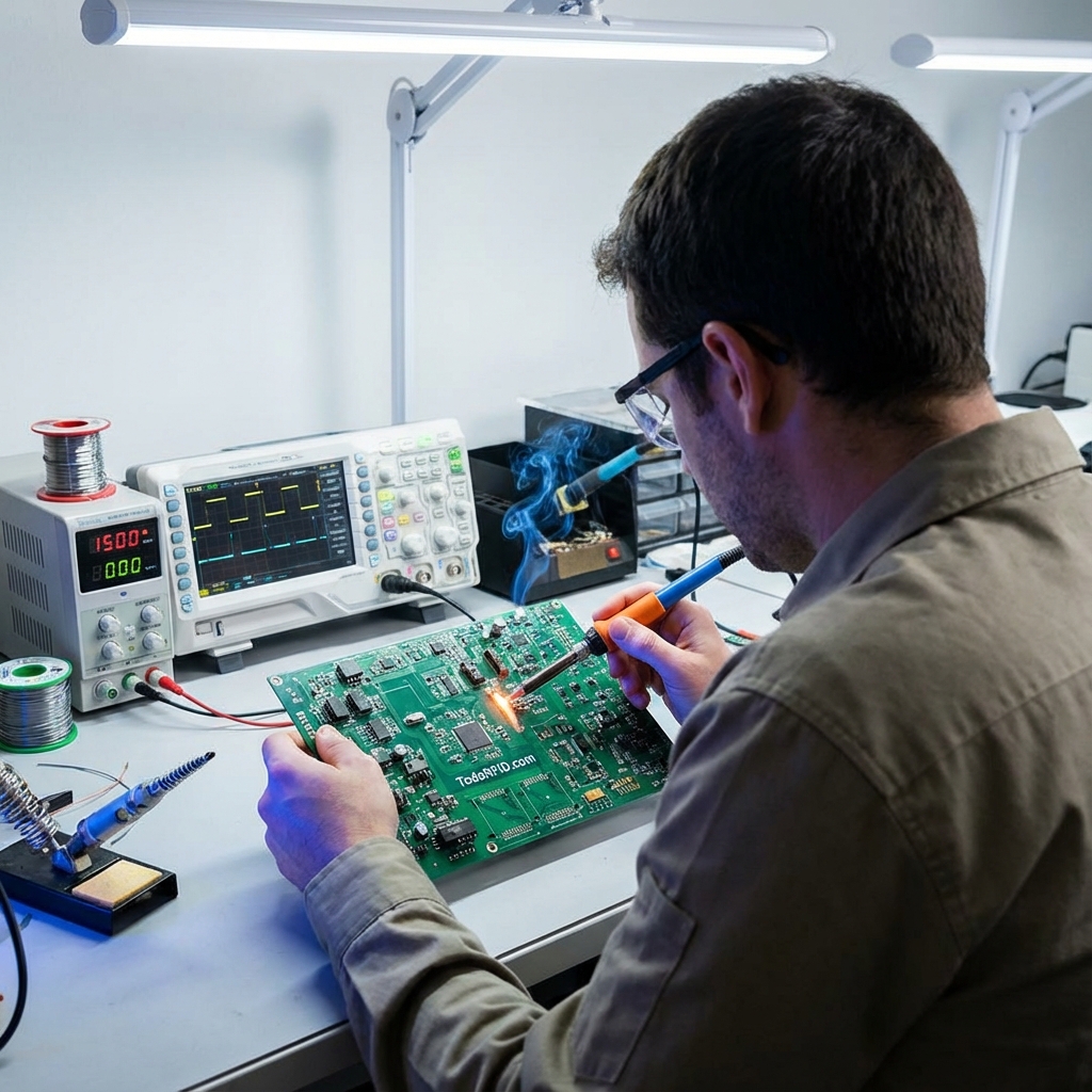 Fabricación rápida de prototipos electrónicos PCB